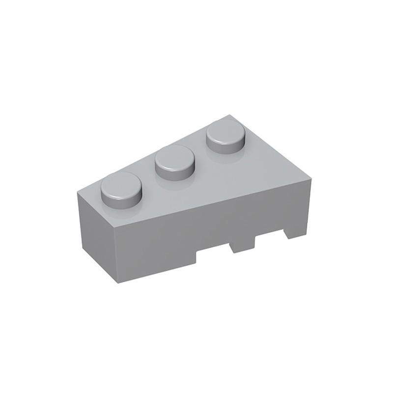 Non-Toxic Moc 10Pcs 6565 Wedge 3X2 Left Building Blocks Kit Corner Plate Board Bricks Educational Particle Diy Toys Children Birthday Gift