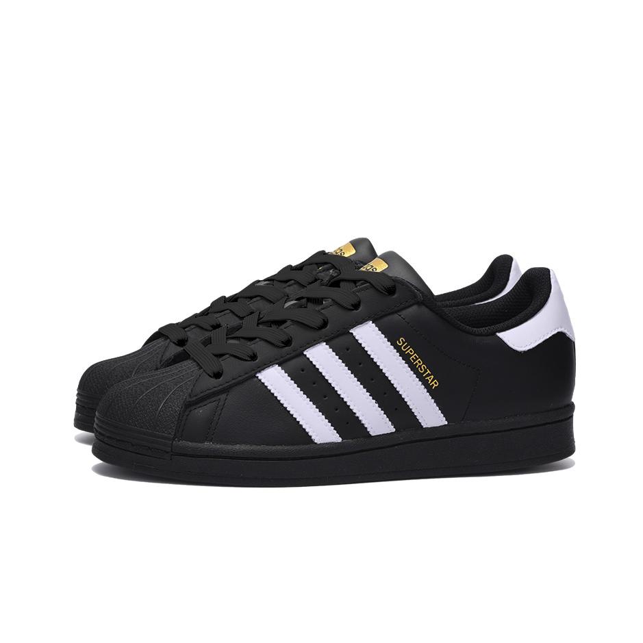 adidas Orijinaller SUPERSTAR Kaymaz Aşınmaya Dayanıklı Düşük Üst Kaykay Ayakkabıları Unisex Siyah EG4959(Takım189-)