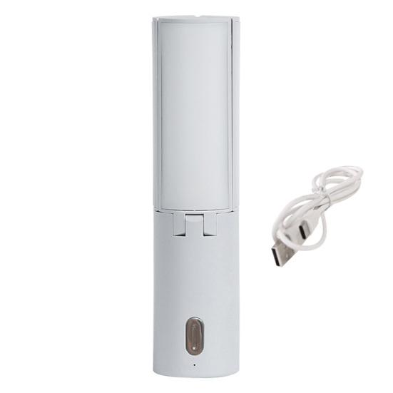 

Складной кемпинговый фонарь 3 режима яркости регулируемый водонепроницаемый USB перезаряжаемый супер яркий для улицы походов палатки подвесной светильник аварийный фонарь белый