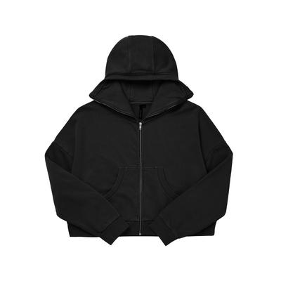 Celé Studio Es2106so Mikina s kapucí na zip Soot Těžká uniforma Zapínání na zip