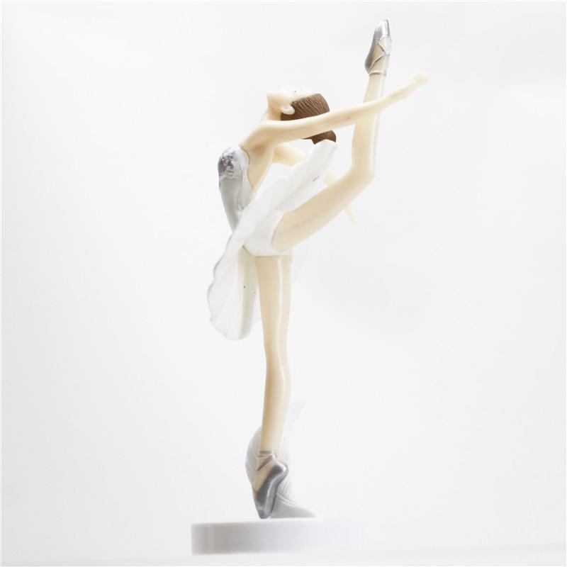 3 buc Statuie Balerina Ornament de birou Figurine Fata Dansatoare Artizanat Decor pentru casa Tort Aniversare Decoratie Printesa