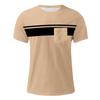 T-shirt  à  manches  courtes  pour  homme,  col  rond,  imprimé,  tendance,  loisir
