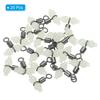 PATIKIL 3 Way Swivel 20 Pack Crossline T Turn Rolling