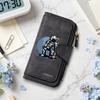 Fashion Astronaut Pattern Long Wallet Portable Slim Daily Purse for Women