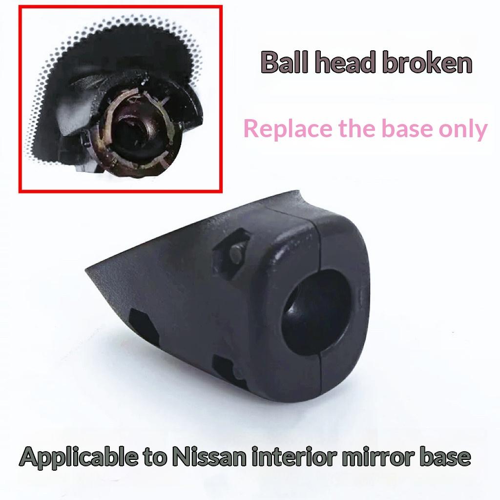 For Nissan Sylphy Interior Car Rearview Mirror Base OLIVER Teana X-Trail Qashqai Bluebird Livina Tiida Reversing Indoor mirror base