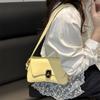 Classic Women's Crossbody Shoulder Bags 2025 Summer Autumn Textured PU Leather Small Square Bag Lady Daily Commuter Satchel Handbags