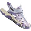 Li Ning Kids Outdoor Comfortable Versatile Non-Slip Wear-Resistant Low-Top Sandals Kids sandals Purple YKEV016-8