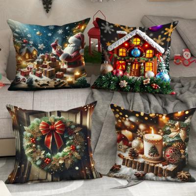Weihnachtsdekoration Kissenbezug Wohnzimmer Sofa Kissenbezug Nordischer Stil Kissen