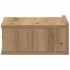 Pływająca Szafka Nocna Artisan Oak 40X32X15 Cm Drewno Klejone
