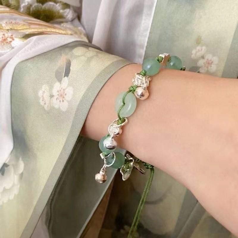 Geometric Alloy Chic Womens Bracelet With Bamboo And Butterfly 2024 Design