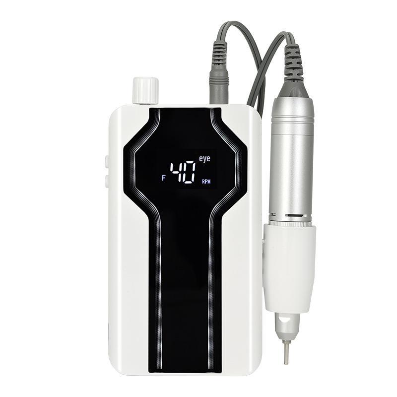 

Высокоскоростная машинка для полировки и удаления лака для ногтей 40 000 об/мин - Полировщик без нагрева белый