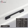 Oukali 400mm Good Quality Modern Contemporary Furniture Simple Cabinet Wardrobe Cabinet Door Drawer Aluminum Alloy Long Handles