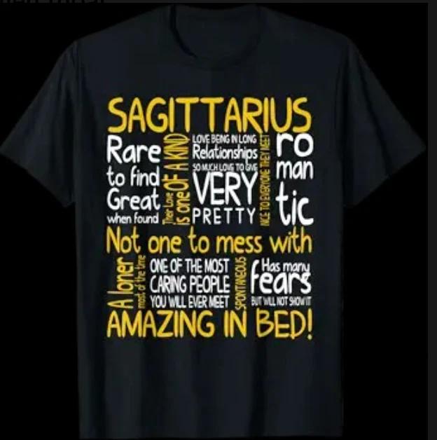

Unisex Adult Funny Quote Sagittarius Zodiac Characteristics Fny Ast... S