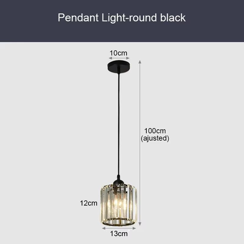 Crystal Ceiling Light Corridor Ceiling Lamp Luxury Balcony Aisle Foyer Kitchen Ceiling Pendant Light Hanging Chandelier Crystal