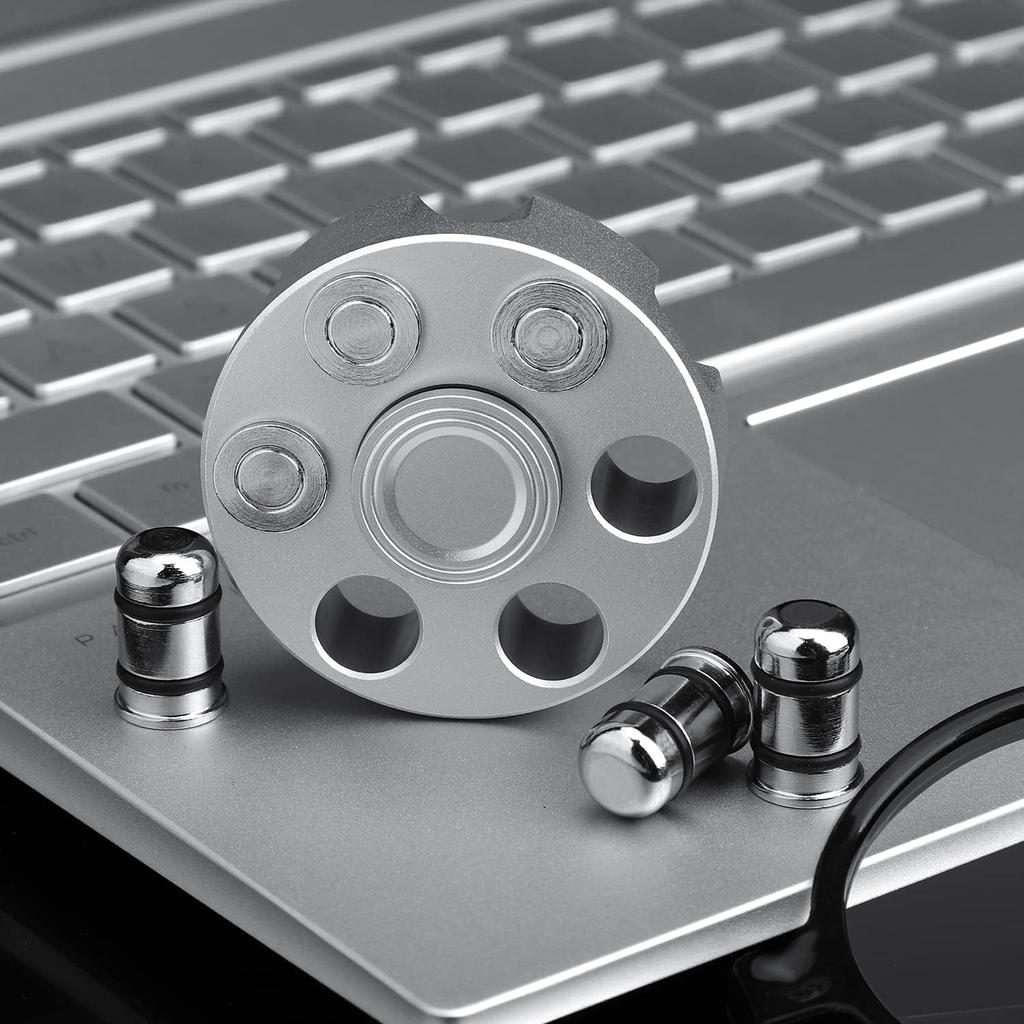 Cool Alloy Fidget Spinner Metal Toy,Fidget Cube Chain Toys Small Sensory Gadget Finger Hand Spinner Focus Desk Spining Top Toy Party Prizes Goody Bag