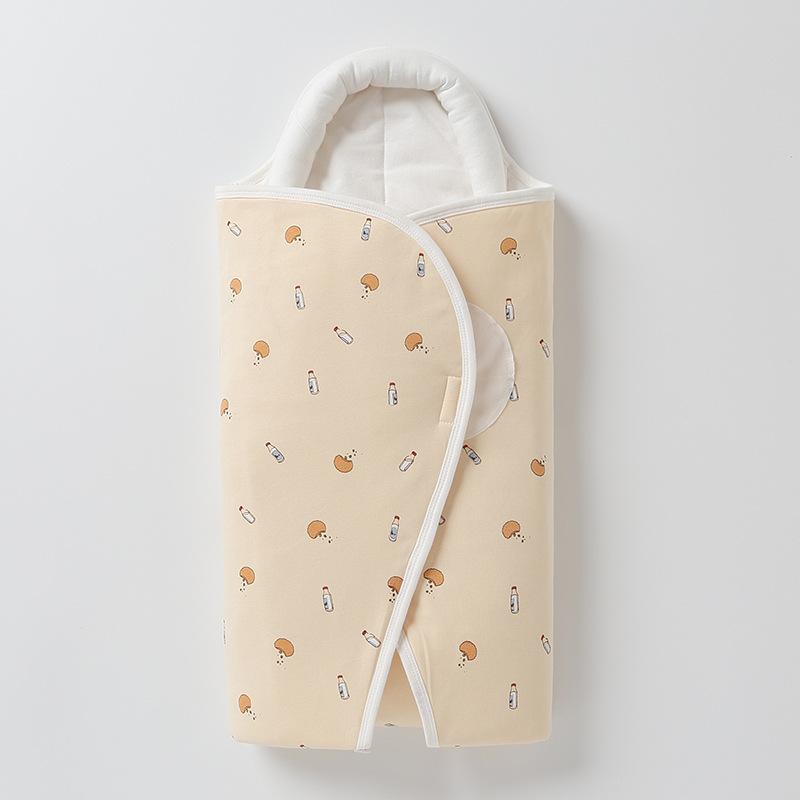 Winter Newborn Wrap Baby Thickened Padded Warm Cotton Hug Quilt Male and Female Baby Wrap Anti-startle Swaddling Swaddling