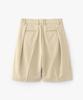 Kofwi Cleve Multi-Tuck Shorts Beige