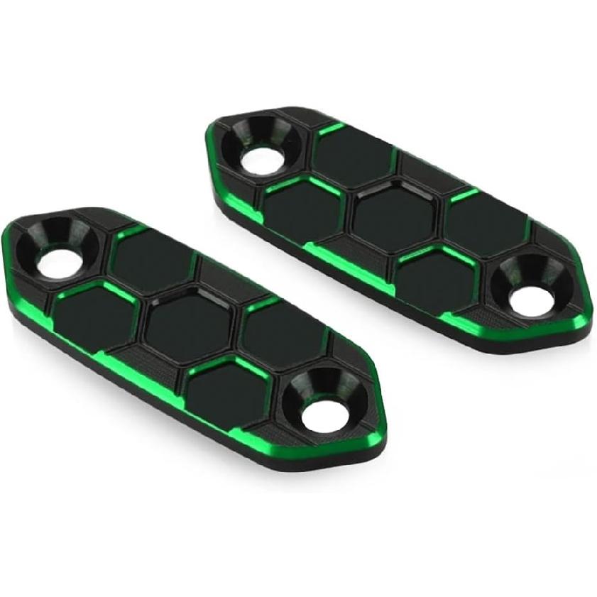 For Ninja ZX 636 ZX-6R ZX6R 2024 2025 Motorcycle Rear View Side Mirror Block Off Plates Accessories ninja zx636 zx-6r zx6r (black)