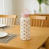 Portable Insulated Water Bottle 1L Floral Thermal Cup Outdoor Insulated Mug  Kitchen Supplies