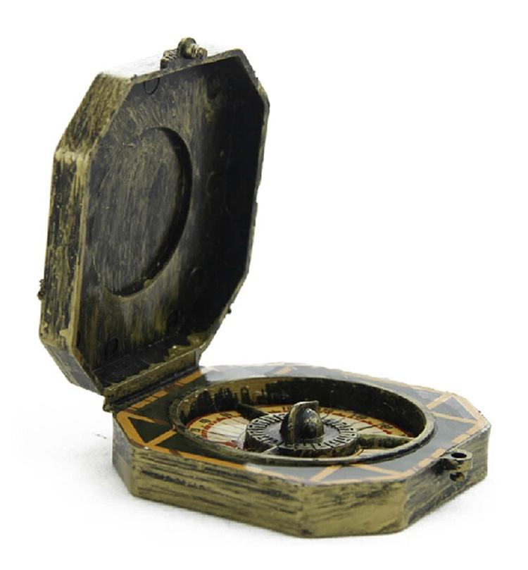 1 шт. Винтажный костюм пиратского капитана Игрушка Ретро Морской компас Детский Косплей Вечеринка Реквизит Рождество Хэллоуин Игрушка Детские Подарки