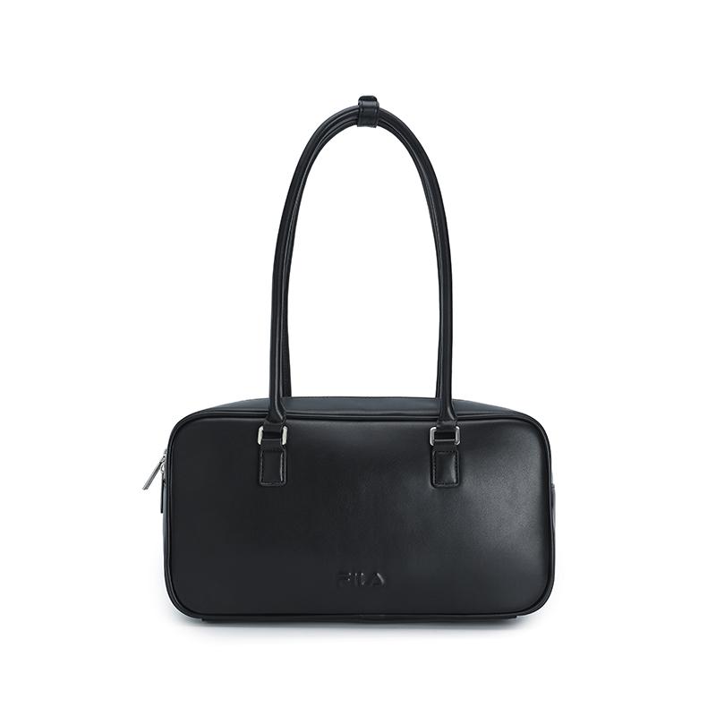 New FILA ORIGINALE PU Shoulder Bag Women's Jet Black F53W539161FBK