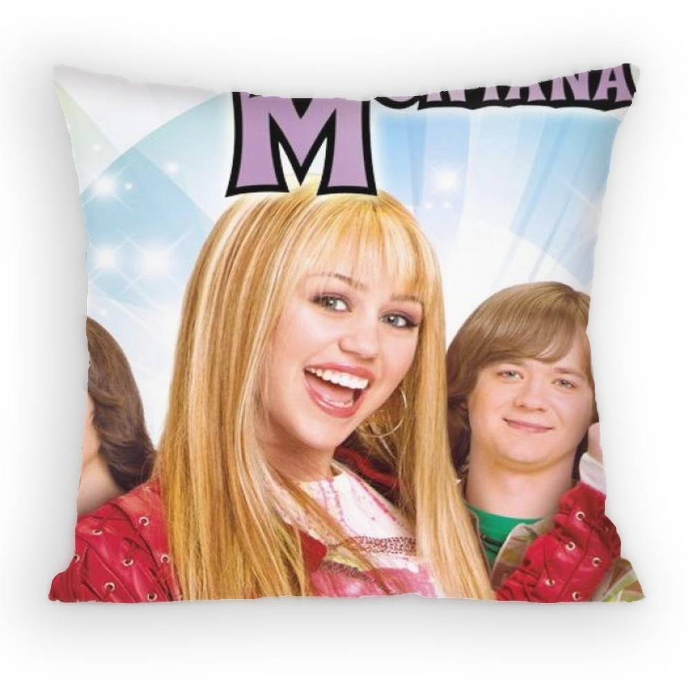 HHannah MMontana Pillow Case Sofa Living Room Bedroom Headboard Backrest Cushion Square Cushion Nap Time