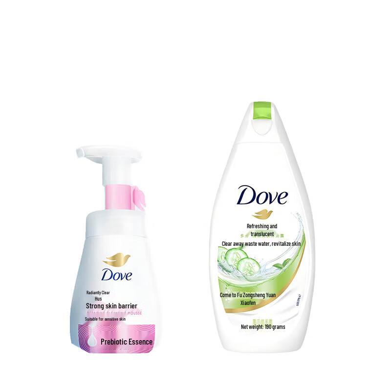 

Dove Soothing Repair Cleansing Foam & Body Wash Bundle