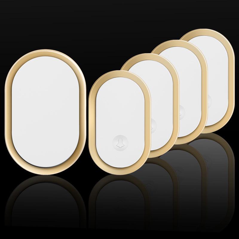 Waterproof Wireless Doorbell & Elderly Pager - Battery Operated, Plug-Free