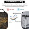 Bunte Mandala Libelle Isolierte Lunchtasche für Damen Kinder Tragbare Lebensmittelboxen Thermische Lunchbox Tragetasche