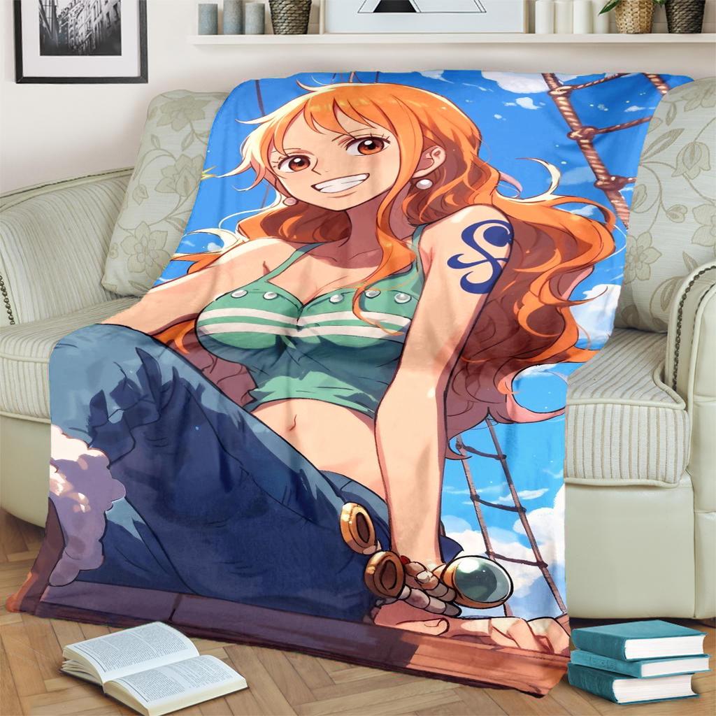 Cozy Warm "ONE PIECE" Flannel Blanket for Bedroom, Sofa, Bed, Chair, Picnic, Travel and Daily Use
