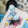 Flocking Mini Yoga Keychain Doll Bag Pendant Cute Schoolbag Gift Hanging Keychain
