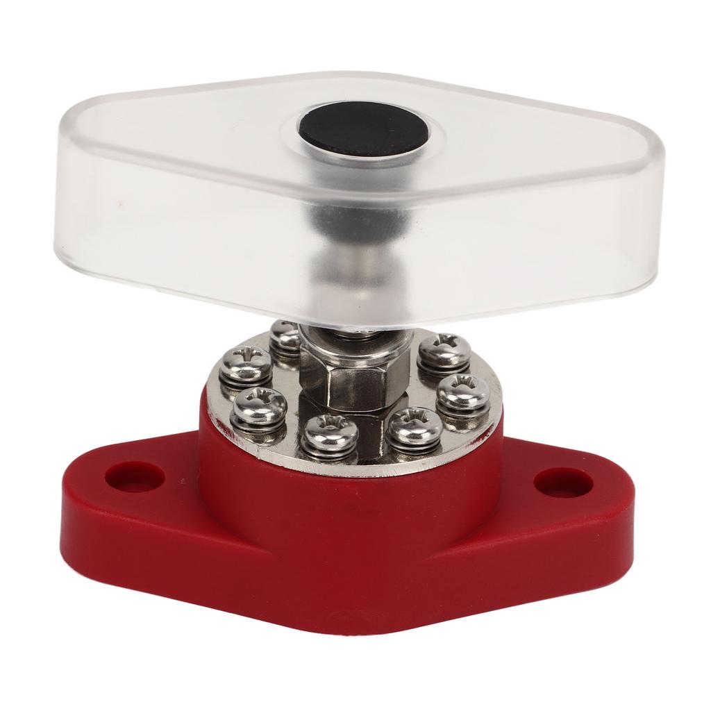 Power Distribution Block 8 Terminal 3 8in Stud DC48V 180A Universal Battery Bus Bar for Marine RV Boat