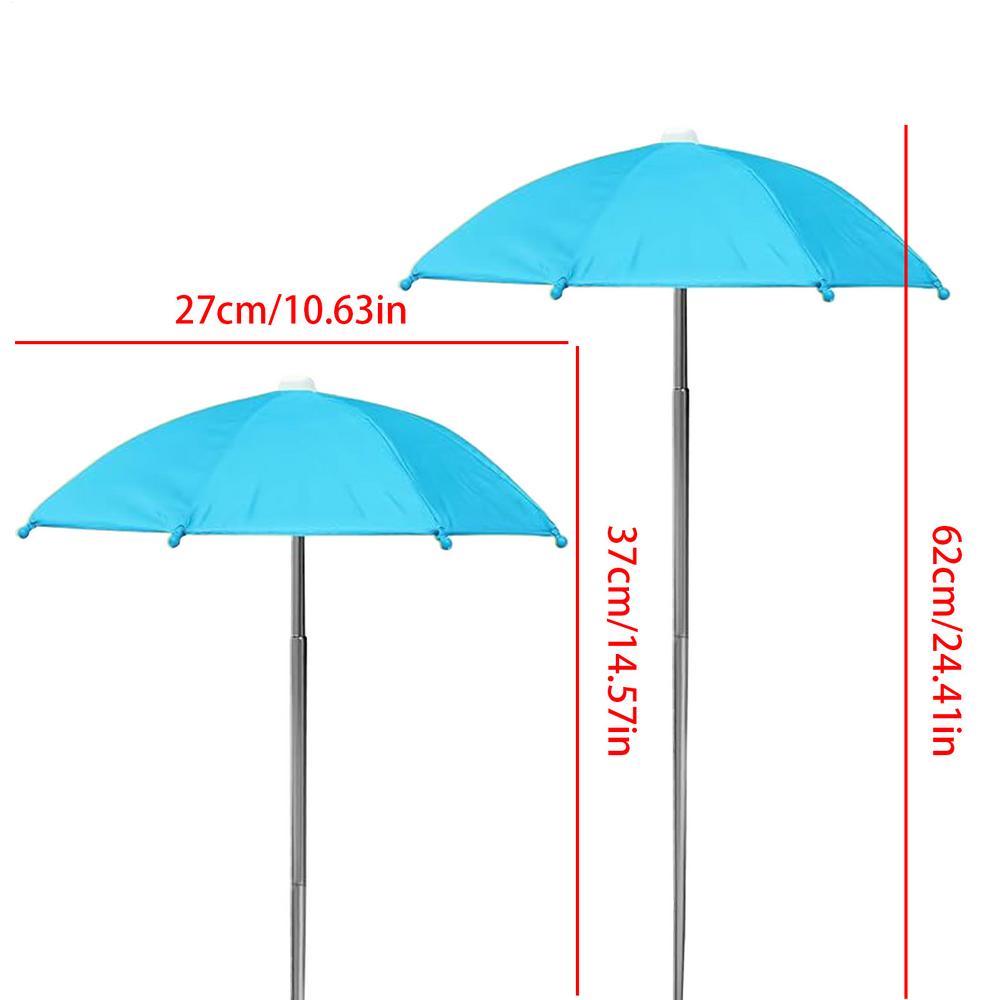 

Shade Umbrella For Plants Adjustable Height Garden Plants Parasols Shade Waterproof Parasol Gardening Accessories For Seedling синій