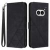 For Nothing Phone (2a) Plus/Phone (2a) Leather Case with Hand Strap Wallet Stand Phone Cover