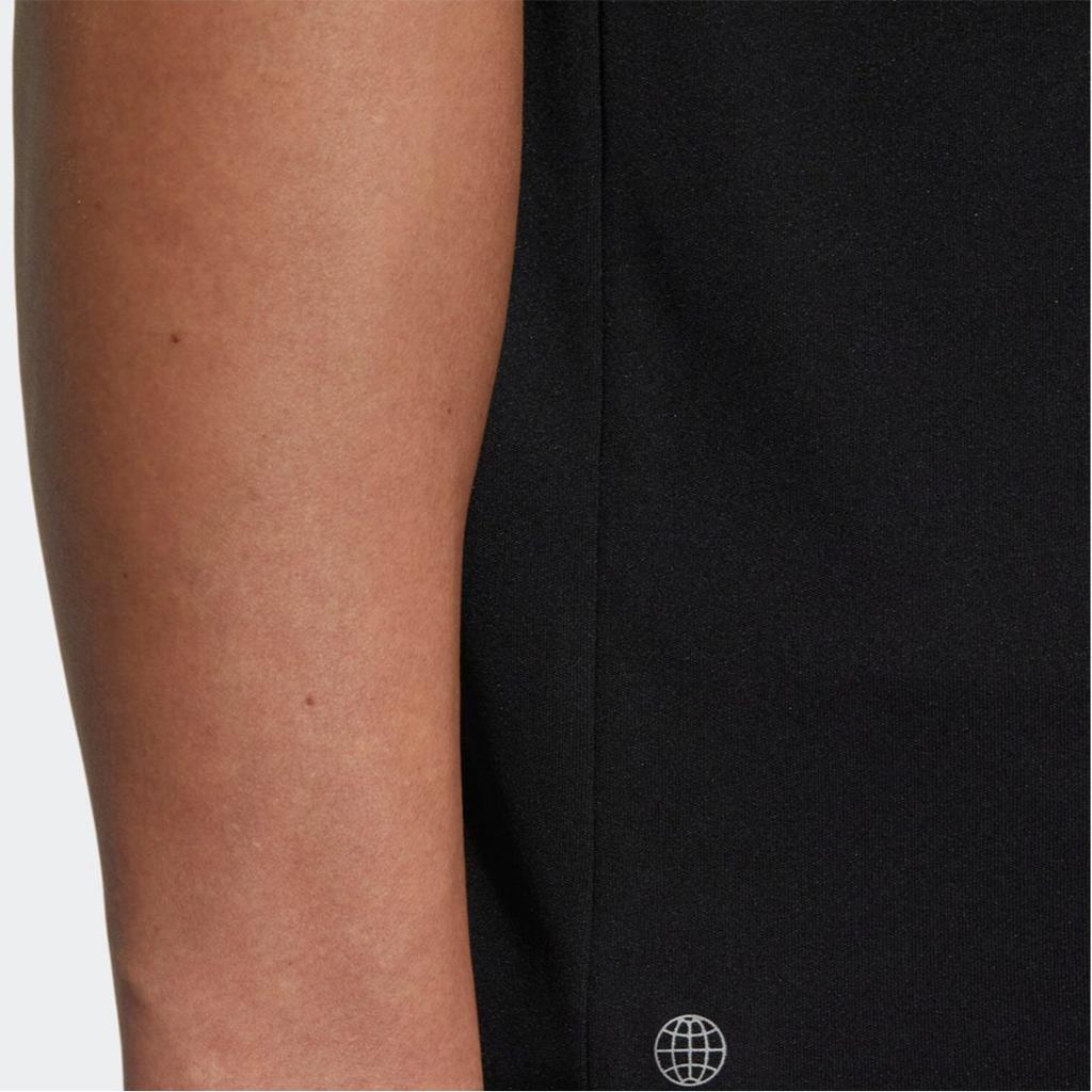 adidas Polo Shirts Men's Black Polo Collar Moderate Straight Fit HS9051