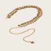 Gold/Silver Metal Belly Chain Shaking Coins Waist Belt Luxury Body Chain  for Women