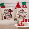 Christmas Decoration Pillowcase Merry Christmas New Year Gift Living Room Sofa Cushion Cover Room Home Decoration