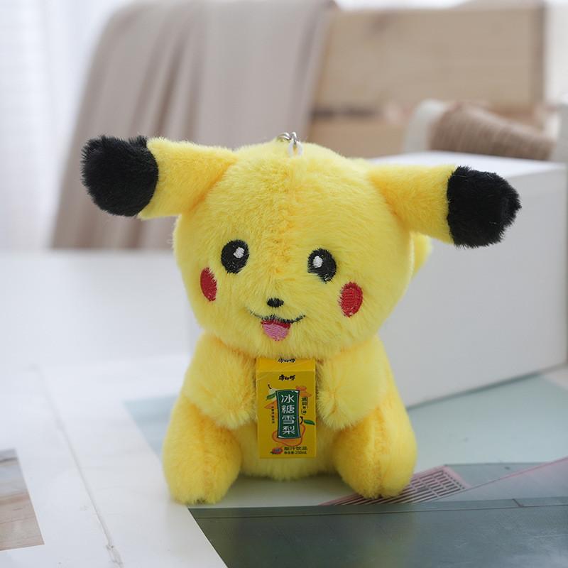 Pikachu Plush Whimsical Hanging Doll 12cm With Adorable Keychain For Kids And Adults