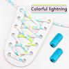 Kleurrijke Schoenveters zonder Strikken Elastische Veters Sneakers Regenboog Rond Tennis Schoenveters zonder Strikken Kinderen Volwassenen Hardloopschoenen Accessoires