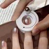 Disc Rotating Cat Eye Nail Magnet Wide Light Glass Bead Effect Strong Automatic Nail Art Magnetic For Gel Nail Polish