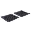 2PCS Attic Vent Aluminum Wall Vent Metal Shed Vent   Vent Louver Vent Grille with Built in Screen for Exterior Door House Garage Ceiling
