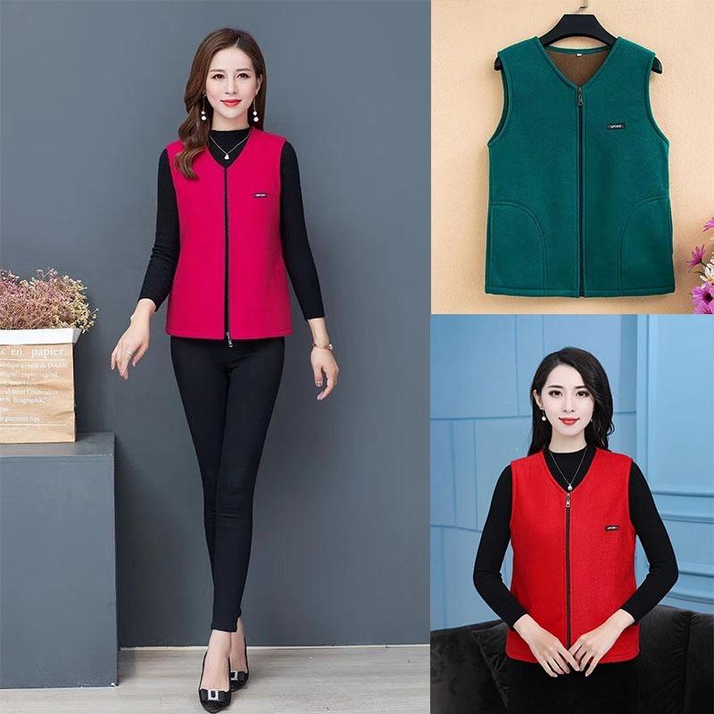 Autumn Warm Vest Women's Fleece Polar Fleece Vest Waistcoat Waistcoat