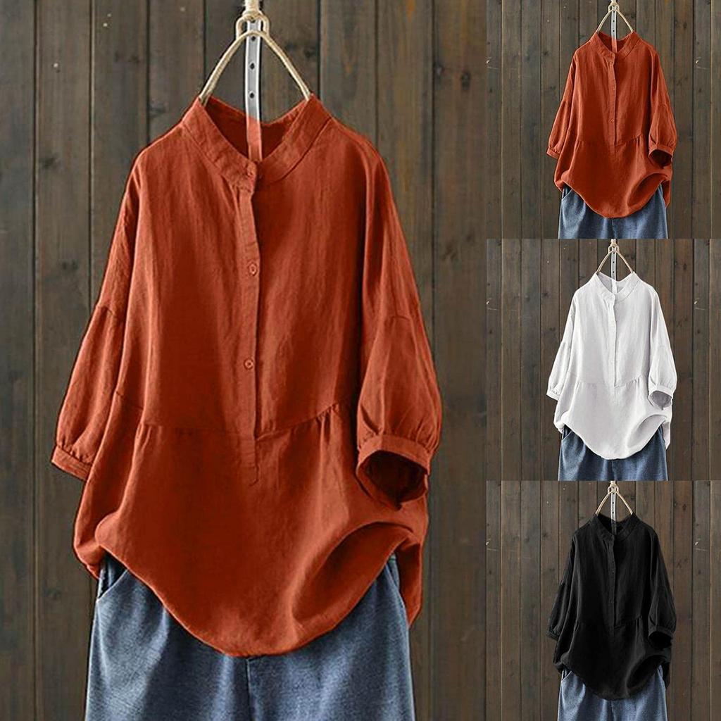 Cut and sewn for white plain fall women, uellak, short-sleeved blouse, shirt, women's long-sleeved top, adult, cute, office, commuting, OL, casual,