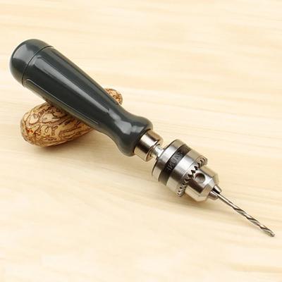 Mandril de Furadeira Conjunto de Furadeira Manual com Brocas de 1,5/2,0/3,0/4,0/5,0mm Ferramenta de Perfuração Manual Furadeira Manual Multifuncional Ferramenta DIY