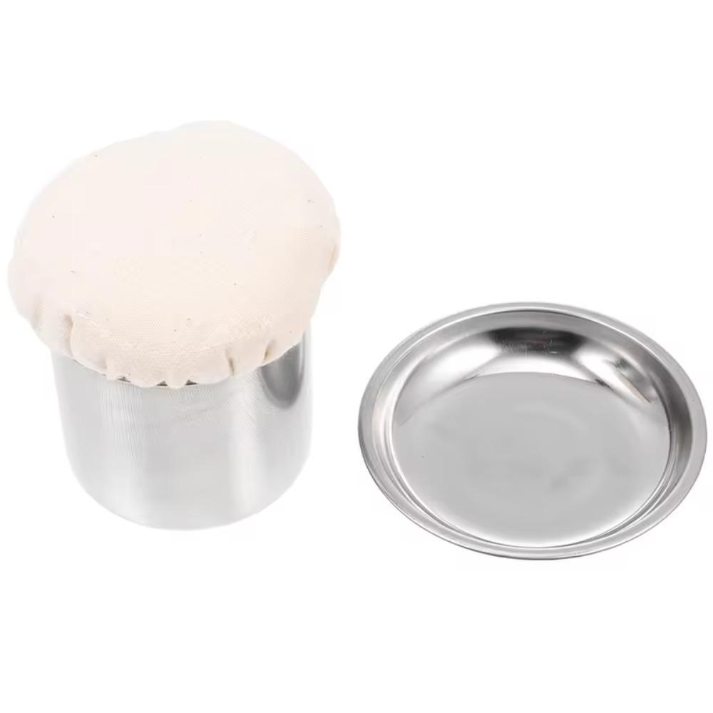 Free Brush Crepe Oil Spreader Stainless Steel BBQ Spread Sponge Oil Wiper Cloth  Grilling