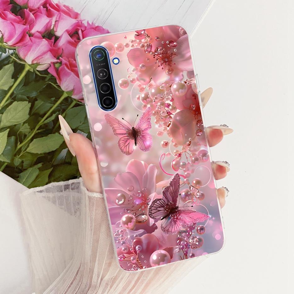 For Realme X2 Case Realme XT RMX1921 Luxury Butterfly Tree Painted Cover Soft Slim Phone Cases For Realme X2 Pro RealmeXT Fundas