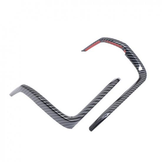 Bande Décorative de Prise d'Air Latérale Centrale en ABS Fibre de Carbone Pour Toyota Grand Highlander 24+