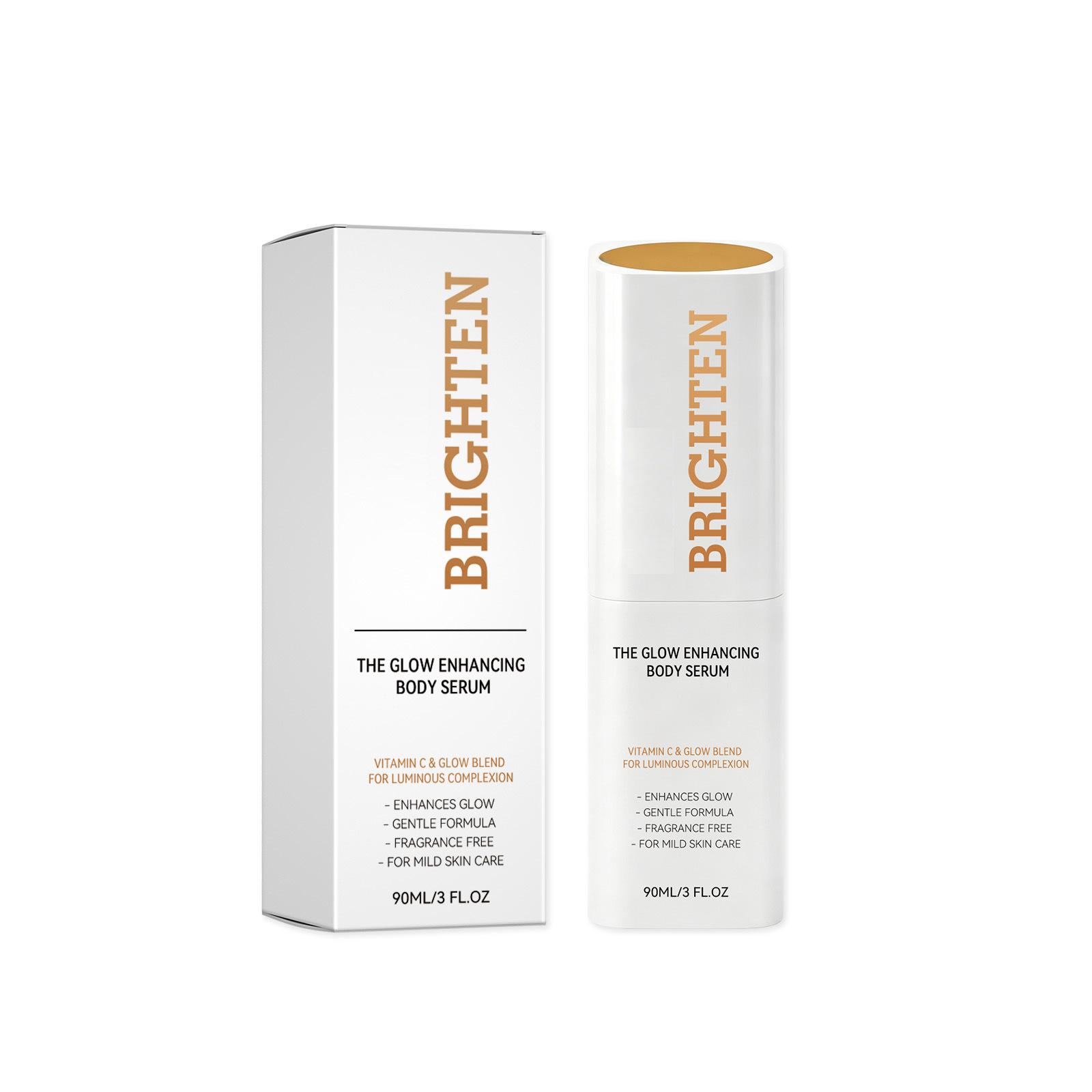 Glow Enhancing Body Serum 90ml Vitamin C and Glow Blend Fragrance Free Gentle Formula for Mild Skin Care Enhances Skin Radiance and Smoothness one size