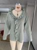 European Spring 2026 Women's Ruffle Trim Long-Sleeve Cotton Shirt