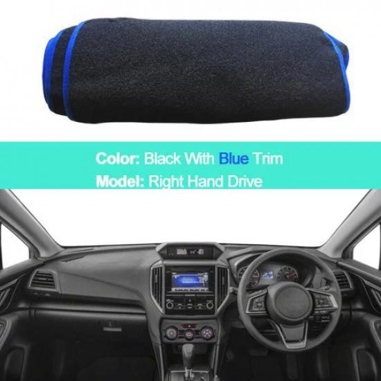 2 Layers Car Inner Dashboard Cover Dash Mat Carpet Cushion Cape For Subaru Impreza 2017 2018 Subaru XV Crosstrek 2018